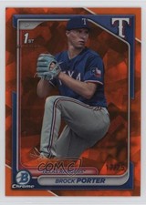 2024 Bowman Sapphire Edition Chrome Prospects Orange 17/25 Brock Porter 4k8