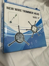 Steel Wire Grass Trimmer Head Tool Kit Lawn Mower Weeding Head Brush Cutter 6”