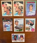 Vintage Topps Baseball Lot Nolan Ryan George Brett Royals 1970s Cards