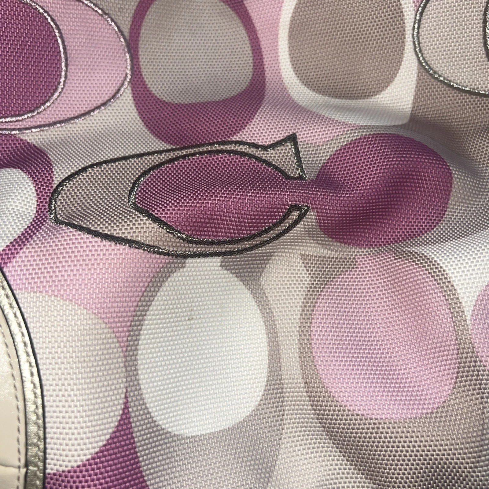 Coach Colette borsa hobo in pelle beige firmata rosa marrone chiaro #16441