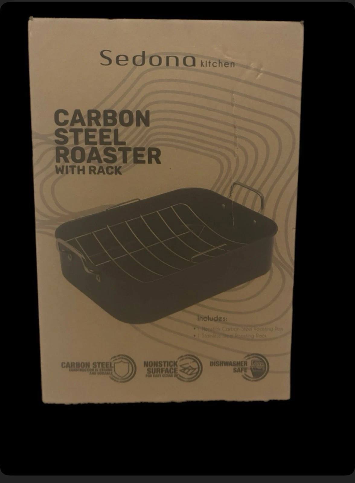Sedona Kitchen Carbon Steel Roaster With Rack