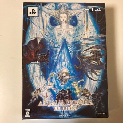 Final Fantasy XIV A Realm Reborn Collector s Edition PS4 RPG Game Box Damage