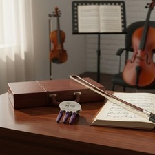Violinend&auml;mpfer aus Metall leiser Klang Violinend&auml;mpfer ger&auml;uschreduzierend