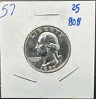 1957 Washington Quarter 90% Silver -- Proof “Free Shipping “