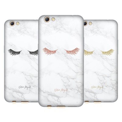 OFFICIAL NATURE MAGICK MARBLE GLITTER EYELASHES SOFT GEL CASE FOR OPPO PHONES