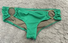 Victoria  s Secret Green Bikini Bottom Size Small