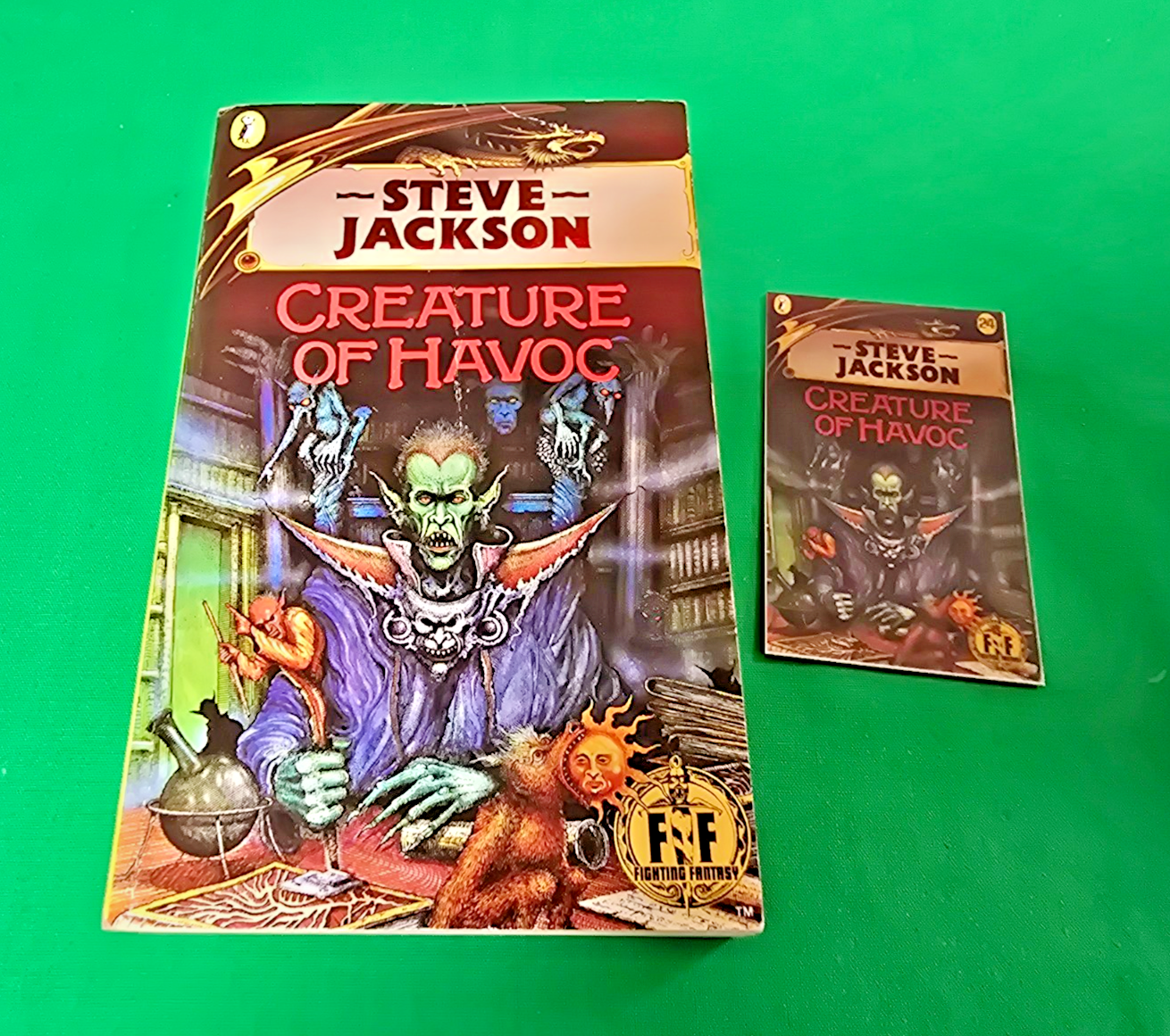 Creature of Havoc ***VGC 1st/6th UNNUMBERED!!*** Fighting Fantasy Puffin #12