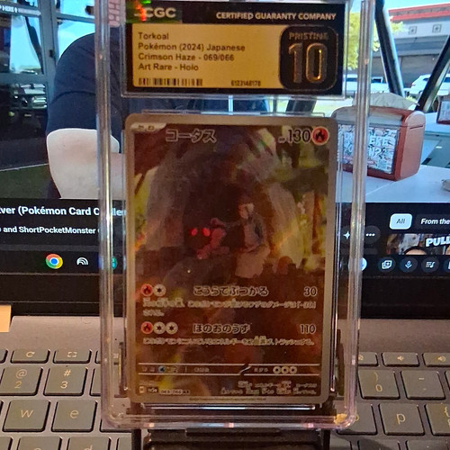 CGC Pristine 10 Torkoal 069/066 Crimson Haze 2024 Japanese Art Rare Holo
