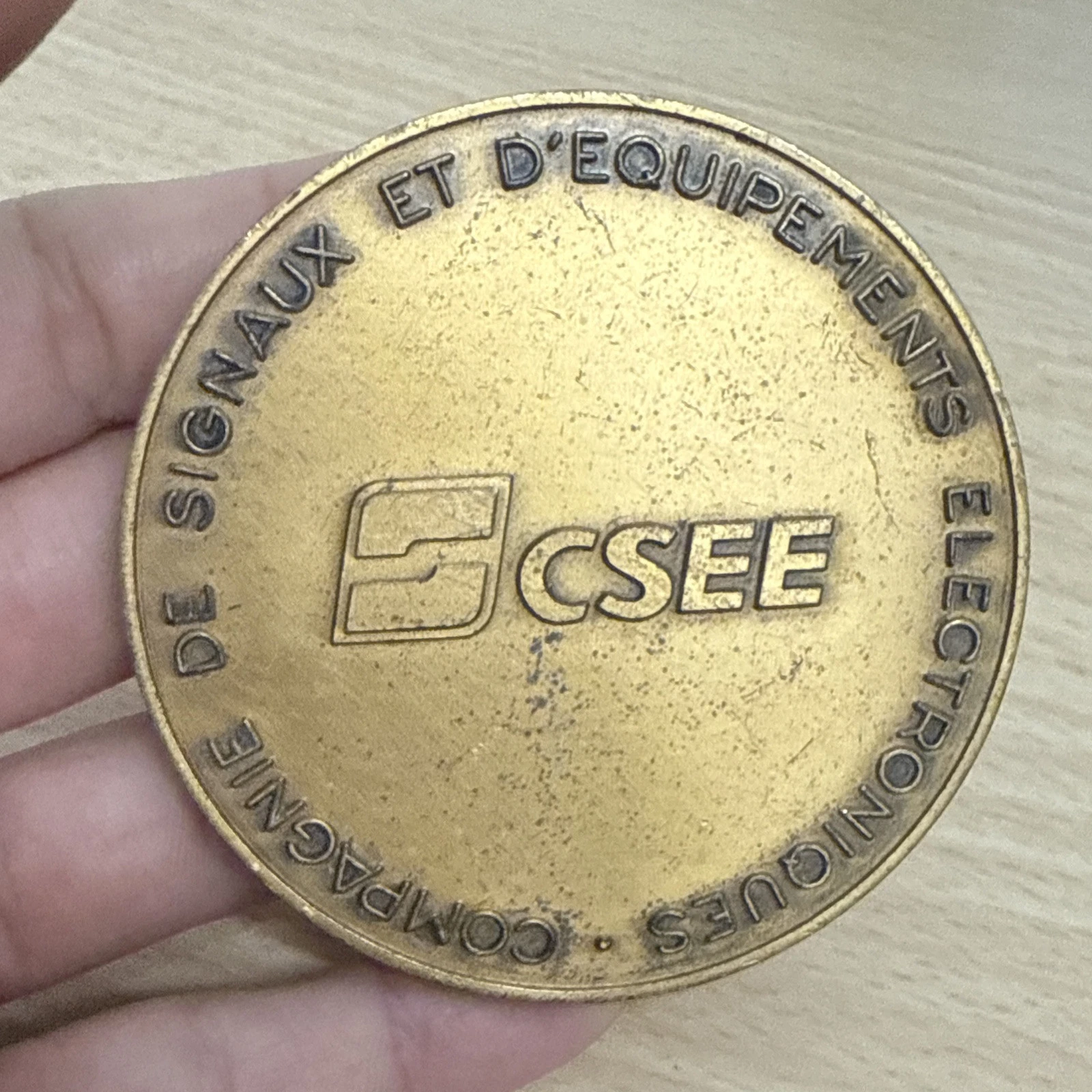 Médaille CSEE Compagnie De Signaux Et D’Équipements Électroniques