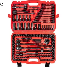 LLNDEI 160-Piece Mechanics Tool Set, Metric Socket Set