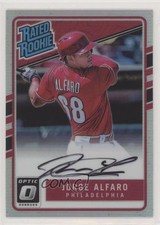 2017 Donruss Optic Rated Rookies Signatures Holo Prizm Jorge Alfaro Auto 6we