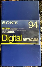 Sony BCT-D94L Digital Betacam Video Cassette, Metal, 94 minute NEW
