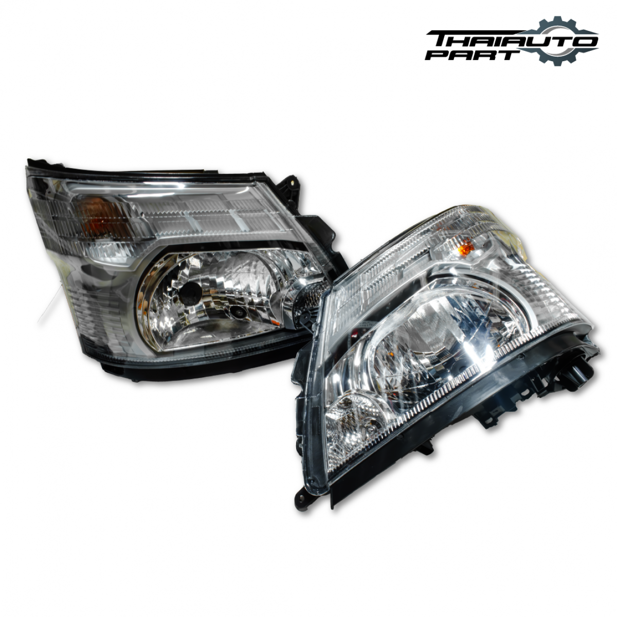 Pair LR Head Lamp Front Light W/O Motor Fit Hino Dutro 300 Series