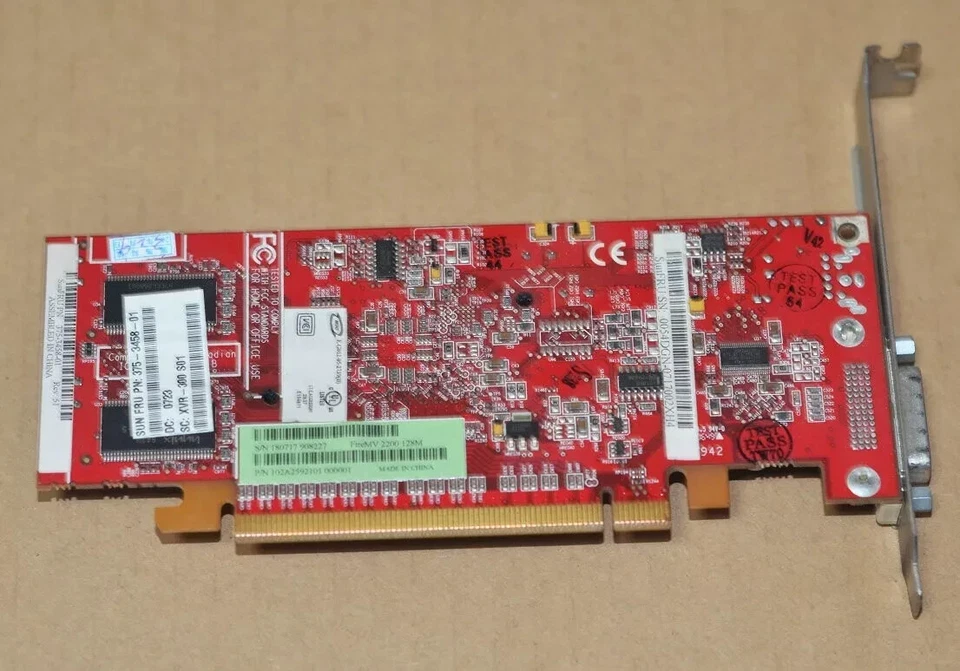 Sun 375-3458 375-3458-01 XVR-300 X16 High Profile Bracket Graphics Card - Image 2 of 4