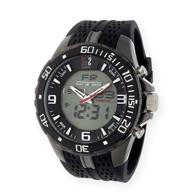 Reloj Deportivo Analógico Digital Silver and Steel S&S de Pulsera