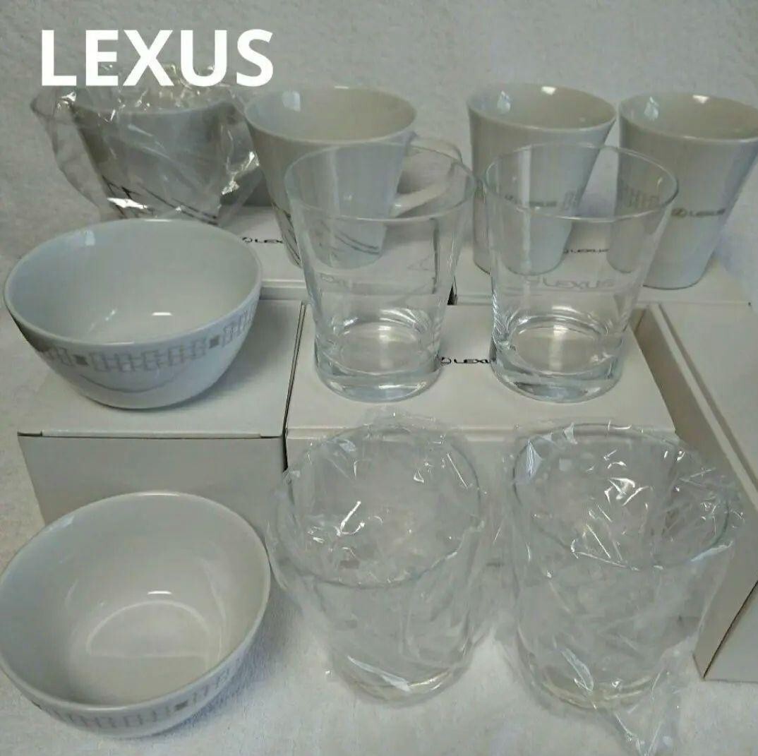 LEXUS Original Tableware and Glasses 10-Piece Set Bowl