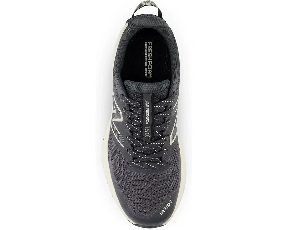 Zapato de Trail Running New Balance® 10 B Fresh Foam 510v6 para Mujer - Negro/Turtledove Foto 4 de 4