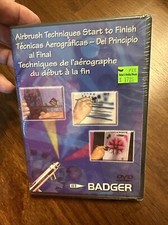 Airbrush Techniques Start To Finish Instructional DVD By Badger - New