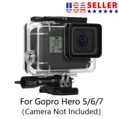 Waterproof Shell With Bracket Protective Housing Case For GoPro Hero 7 6 5 Black