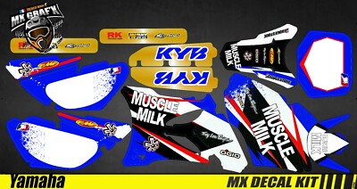Motorrad Deko Kit für / Mx Decal Kit for Yamaha YZ 85 - Muscle Milk