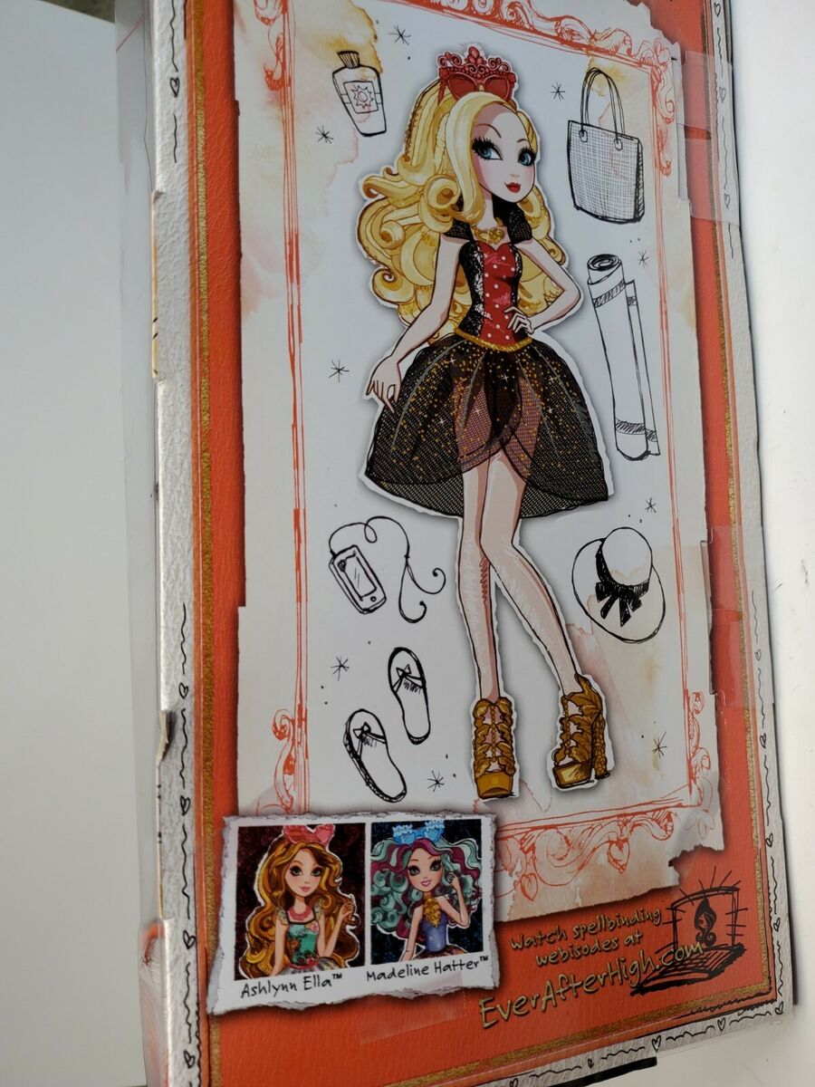 Ever After High APPLE WHITE MIRROR BEACH DOLL MATTEL Retired Snow White  Daughter