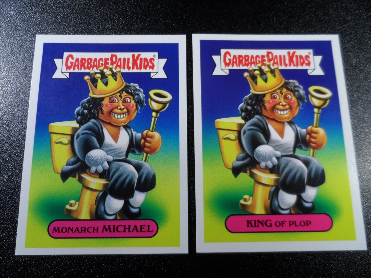 ＄Michael Jackson KING OF POP トランプカード　グッズ Michael Jackson King of Pop Spoof 2 Card Set Garbage Pail Kids | eBay