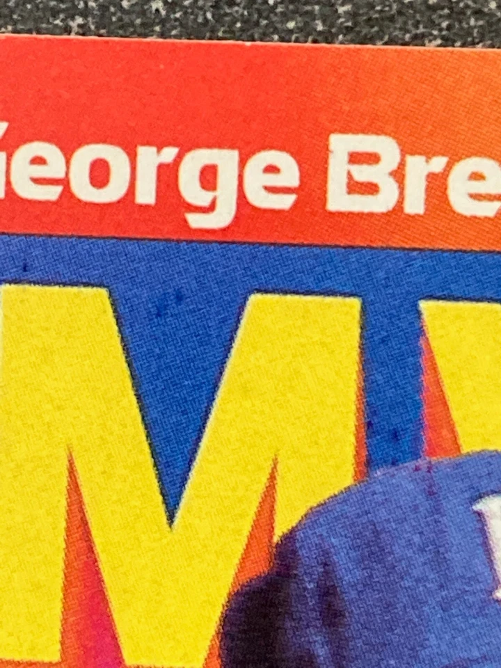 Tarjeta de error Donruss MVP 1989 #BC 7 George Brett muy rara BlueDots DoubleAsterisk Foto 3 de 4