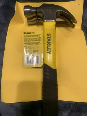 #ad Stanley 2 Piece 16 oz Curve And Rip Claw Hammer. New New $29.49