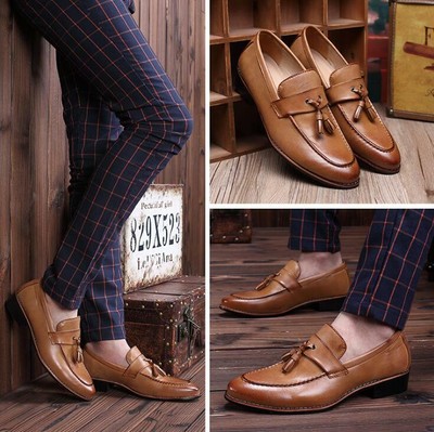 suit with loafers wedding
