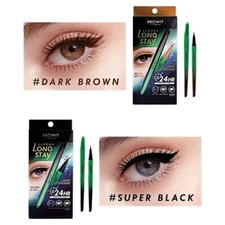 Browit Aurora Eyeliner by Nongchat Waterproof Long lasting Super Black/BLUE