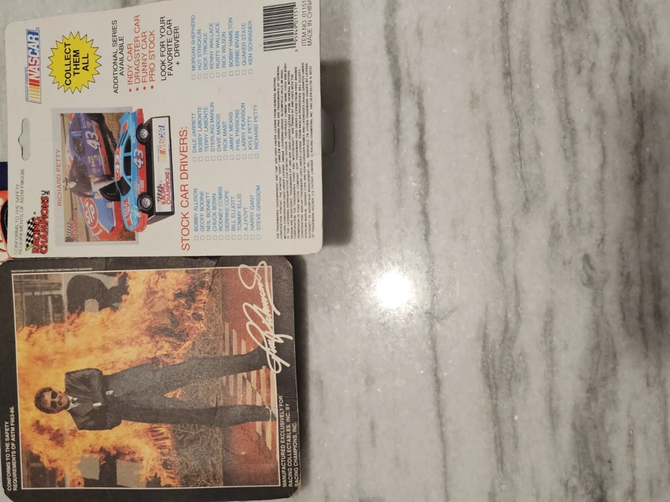 Tim Richmond RCCA Legend 1:64 #25 1991 Kyle Petty #42 Nascar amarillo suave  Foto 2 de 4