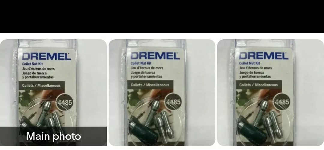 Dremel collet 2024 nut kit 4485