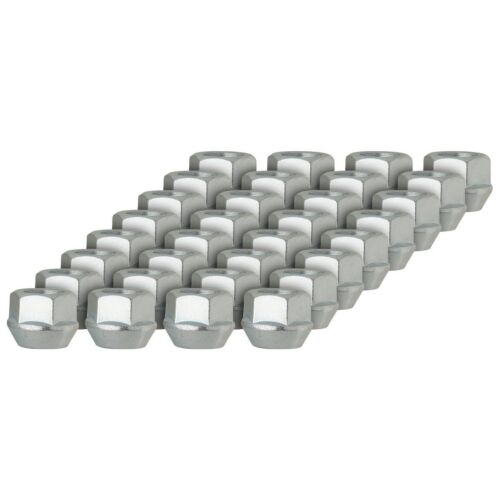 32 piece Set-Open End Bulge Acorn Lug Nuts 9/16"-18 ZINC plated 3/4" Hex🛒 - Picture 1 of 3