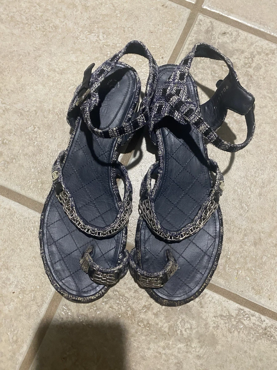 CHANEL Blue Sandals for Women for sale | eBay