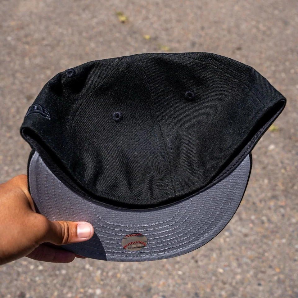 MLB Houston Astros Colt 45s Side Patch New Era 59FIFTY Black/Red Fitted Hat - Image 3 of 3