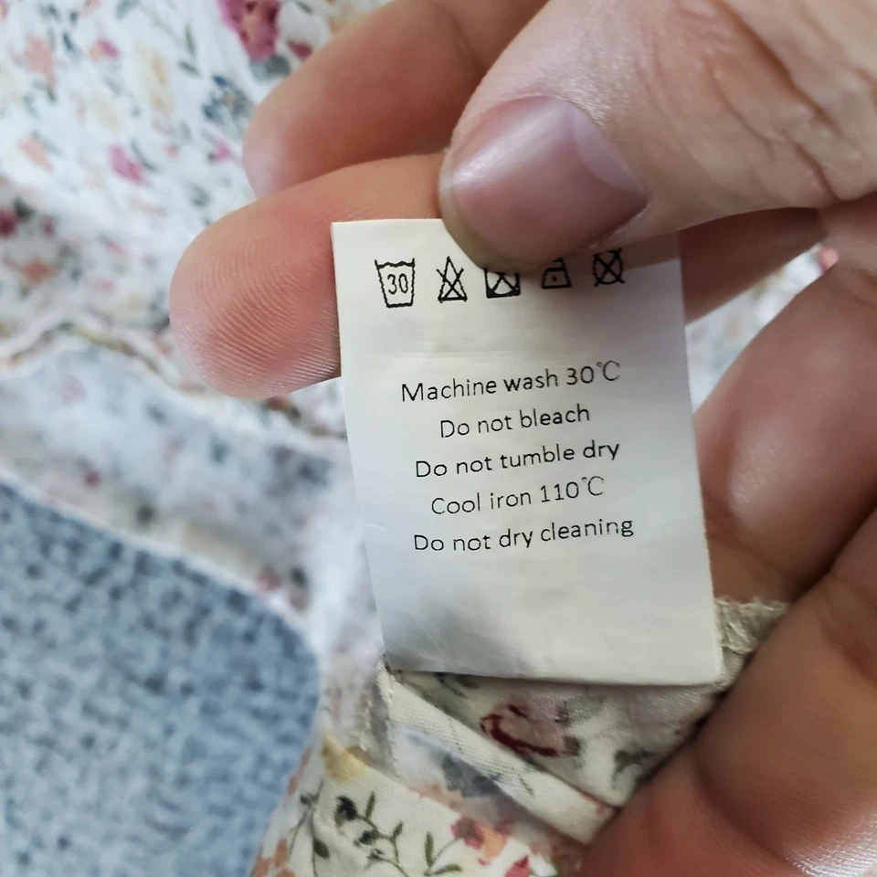 Allegra K Top Womens XL Multicolor Floral Button Down Peter Pan Collar - Image 3 of 4