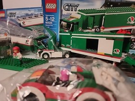 LEGO City Octane Lot Grand Prix Truck (60025) & Tank 3180 & Cars 