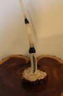 Custom Made  Elk Burr Turkey Wing Bone or Trumpet Call Display Stand — photo 3