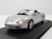 Porsche Boxster S 2002 Silber Modellauto 1:43 Maxichamps