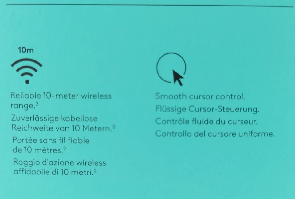 Logitech M235 Wireless Mouse - 2.4 GHz USB Receiver - 1000 DPI Optic - Image 2 of 2