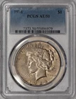 1928 Peace Silver Dollar $1 PCGS AU50 - Tough Date!