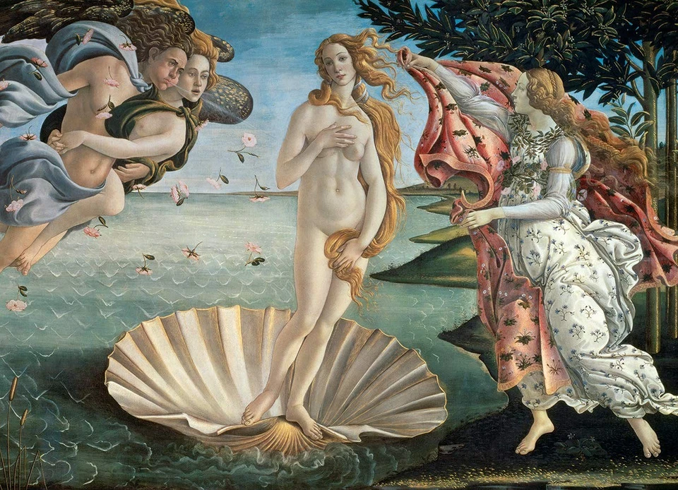 1000piece jigsaw puzzle Eurographics Birth of Venus 6000-5001 - Image 2 of 4
