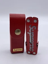 New Limited Edition Leatherman Rebar Supreme multi tool Red And Gold Sheath