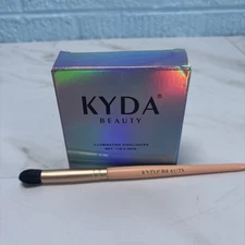 KYDA Face Highlighter Damn Glow 02 Palette Shimmer Glitter Natural Nude Shiny
