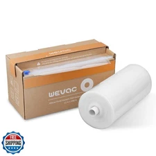 Wevac 11” x 150’ Food Vacuum Seal Roll Keeper with Cutter, Ideal 