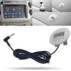 Car Interior Roof Dome Microphone 3.5mm Jack Stereo Wired External Mini Mic Grey
