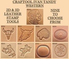 Craftool / Ivan 3 D -   WESTERN   Leather Stamp Tools - Multi Buy Variations