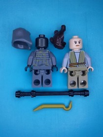Lego Star Wars Lot 2 Minifigures Jedi Rey Jakku Scavenger, Unkar's Thug 75099!