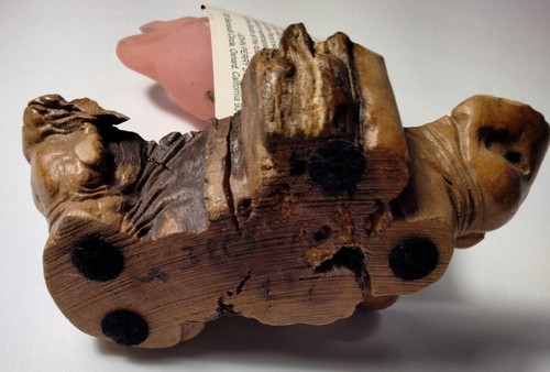 Escultura de colección de John Perry El flamenco montada en madera burl con etiqueta - Imagen 7 de 15