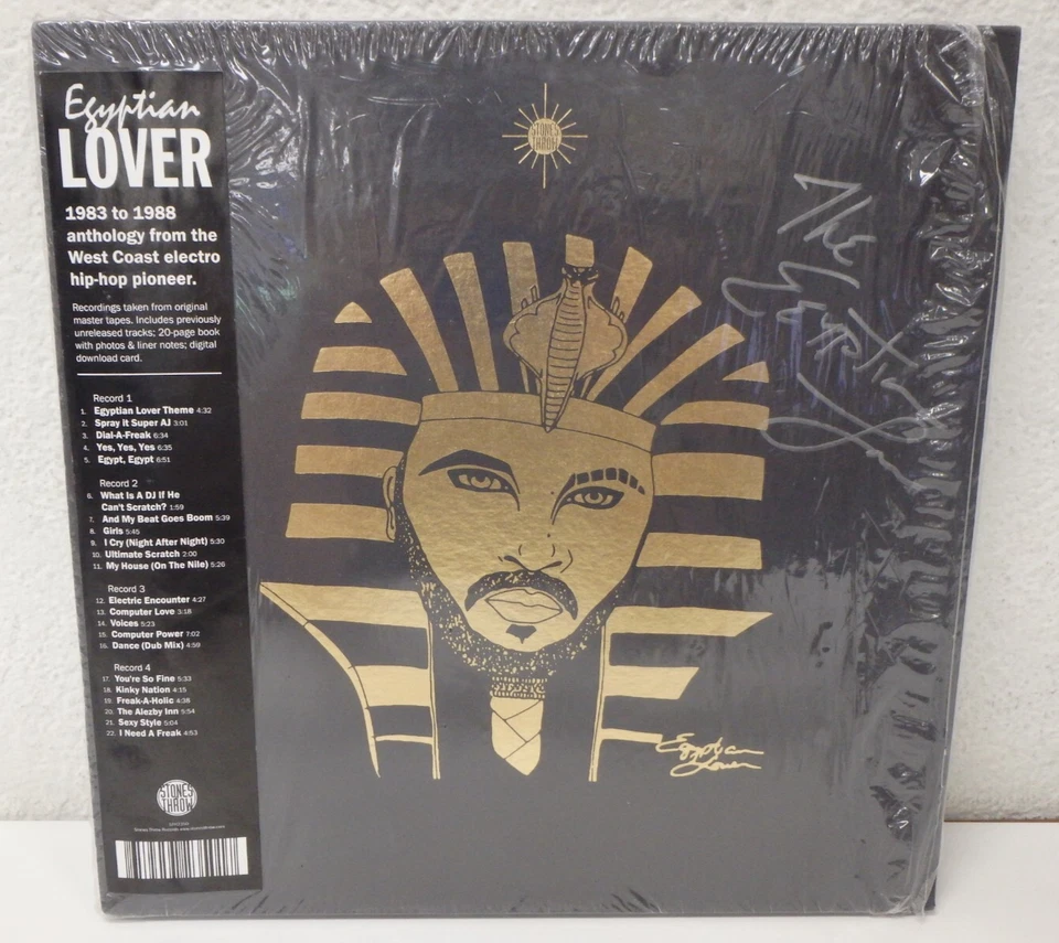 EGYPTIAN LOVER 1983-1988 Signed, Autograph 4x LP BOX SET Stones Throw STH2350 Foto 4 de 4